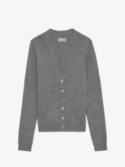 Best Sale Zadig & Voltaire Jemmy Patch Cashmere CardiganNEW Grischine
